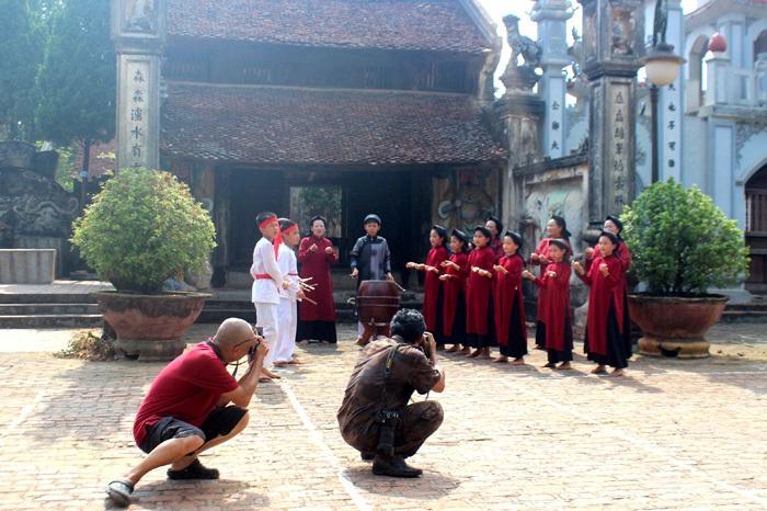 Di sản văn hóa Hát Xoan Phú Thọ luôn thu hút ống kính của các nhiếp ảnh gia