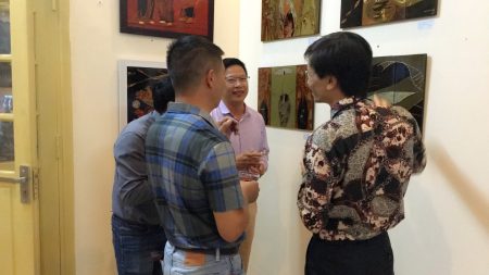 Họa sĩ Nguyễn Văn Trung chia sẻ về ý nghĩa của tác phẩm tranh sơn mài