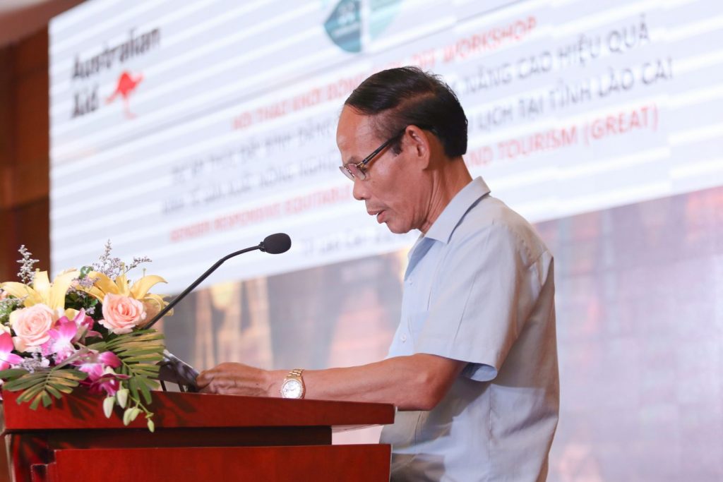 Ông Nguyễn Hữu Thể - Phó CT UBND tỉnh Lào Cai phát biểu khai mạc