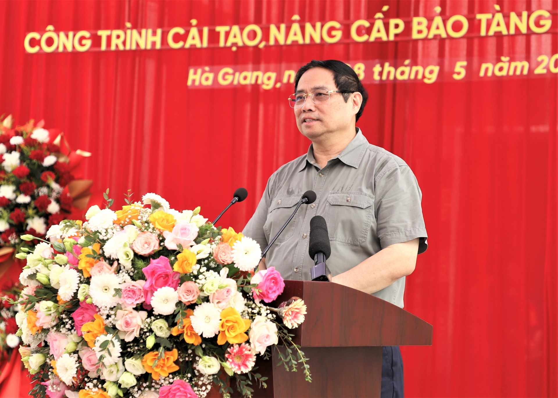 Thủ tướng Phạm Minh Chính phát biểu tại lễ khánh thành